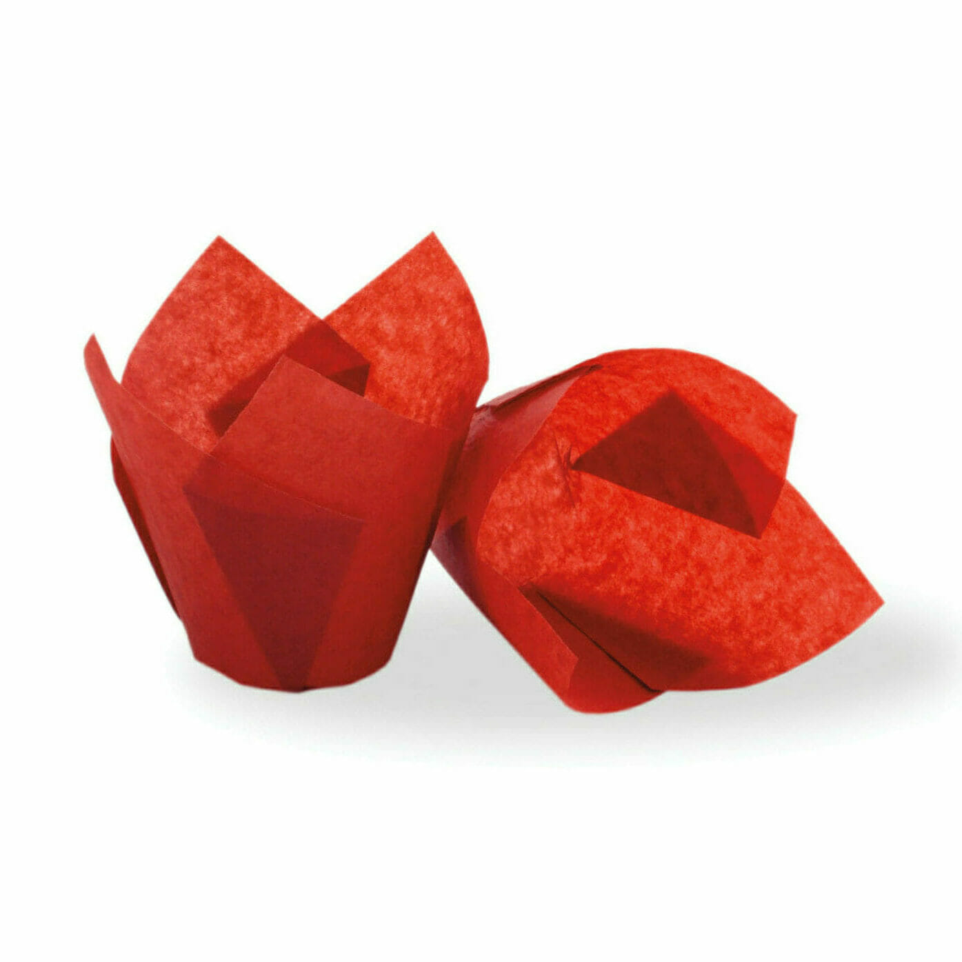 4" x 4" Food-Safe Tulip Inserts, Red, 1000 pieces./cs.