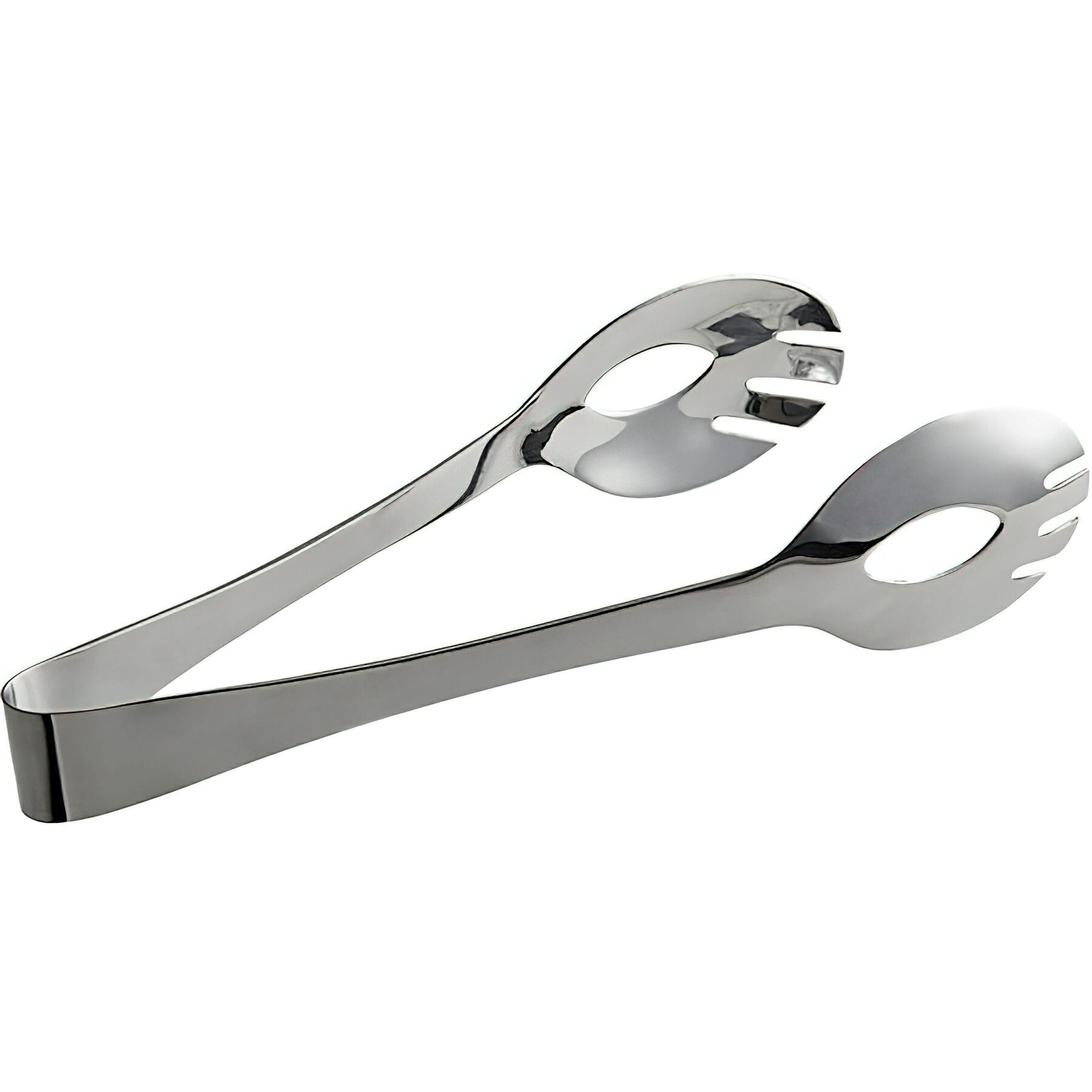 9.5" Stainless Steel Tongs w/ Mirror Finish