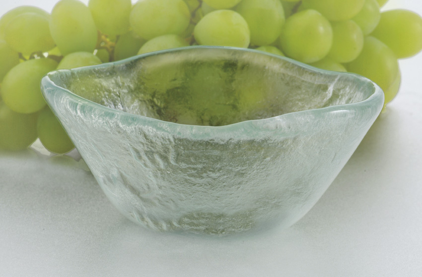 8 oz. Jade Glass Bowl, 4" dia., 4" deep