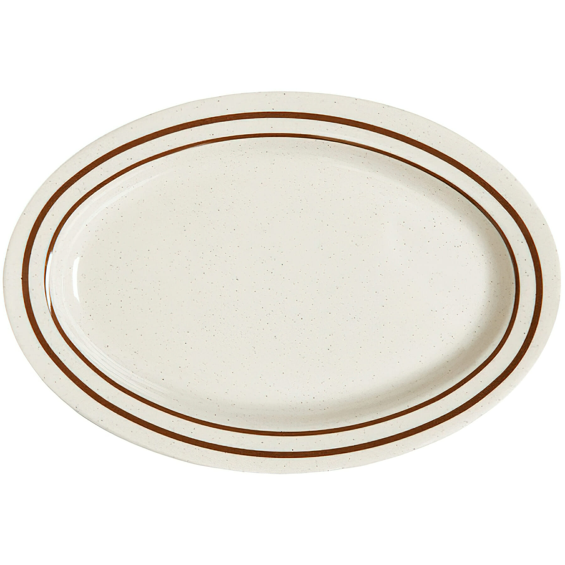 12" x 9" Oval Platter, 1" Deep