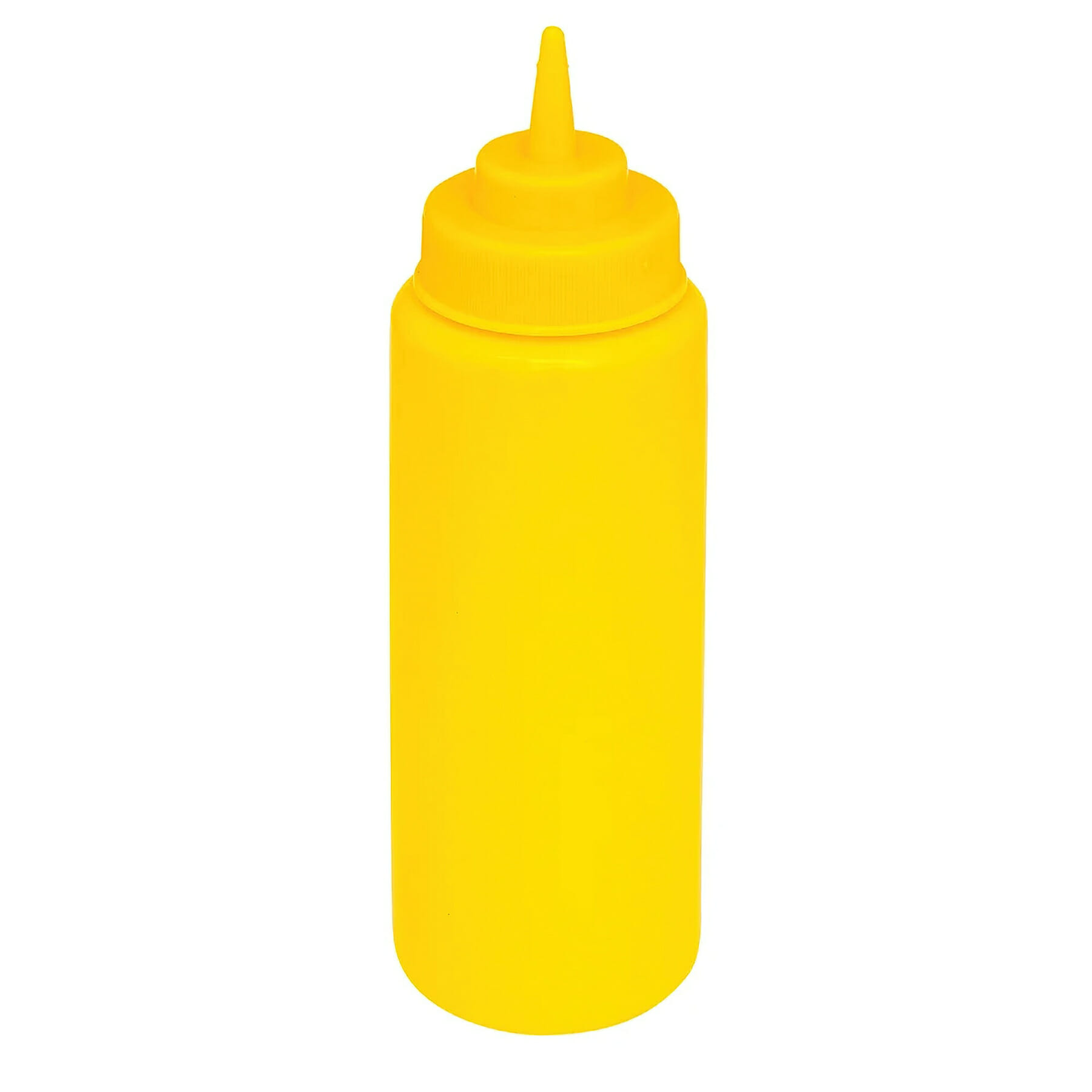24 oz., 2.75" Wide Mouth Squeeze Bottle, 10.5" Tall (w/Lid)