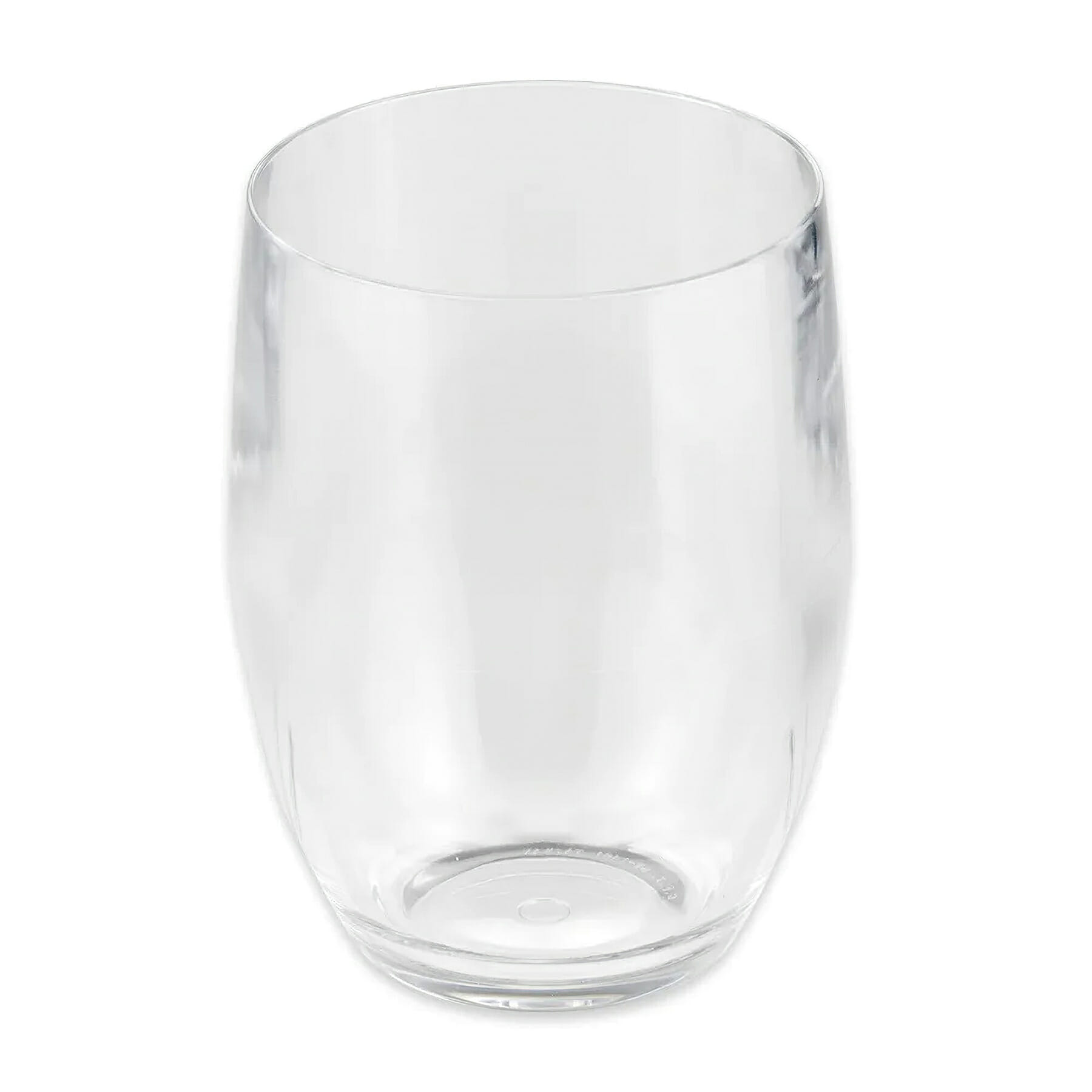12 oz. (13.95 oz. Rim-Full), 3.4" Stemless Wine Glass, 4.45" Tall