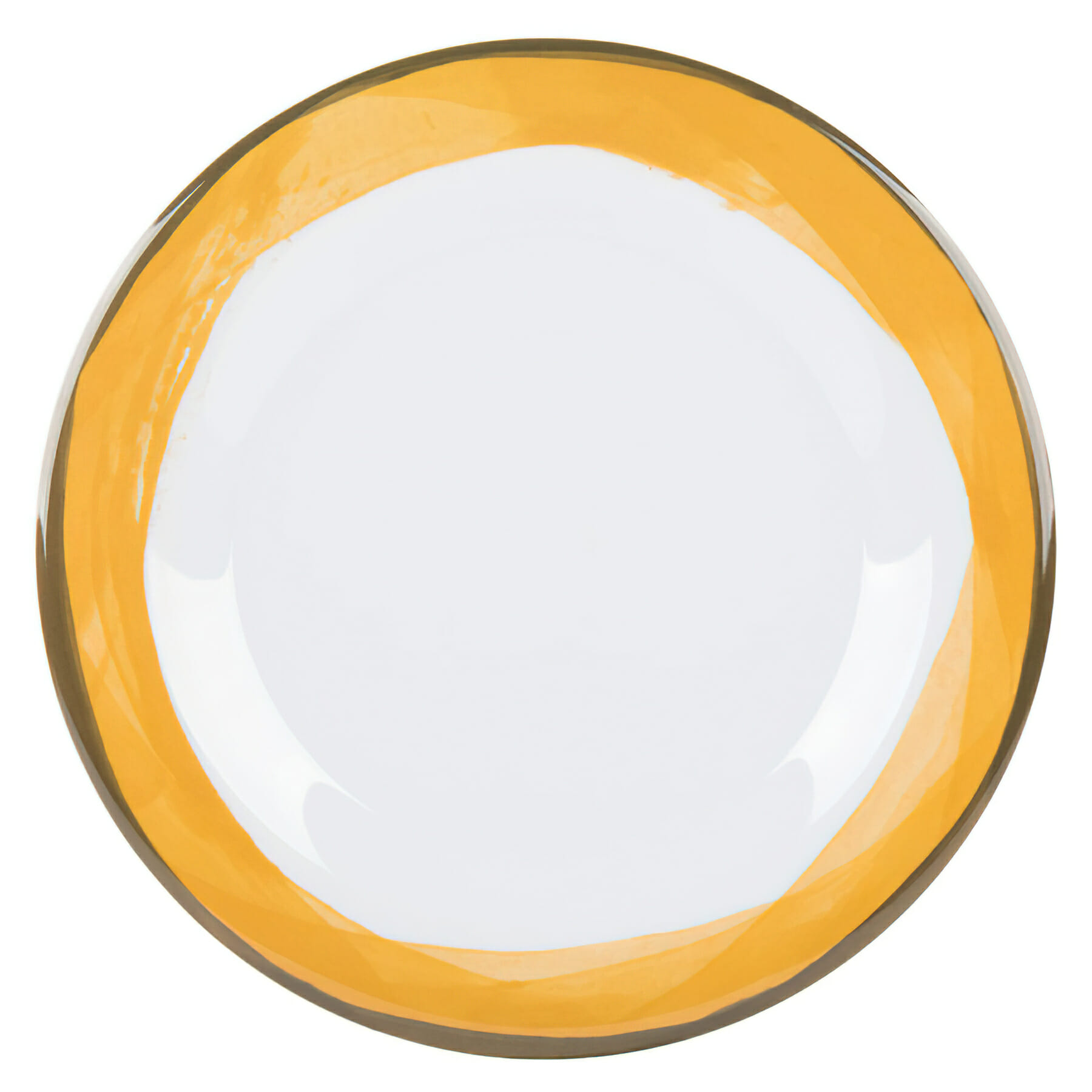 10.5" Wide Rim Plate, Diamond White� Base Color