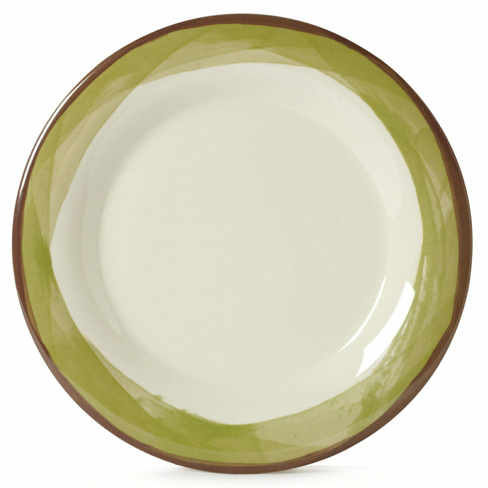 9" Wide Rim Plate, Diamond Ivory� Base Color